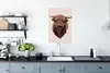 MuchoWow® Poster Kopf - Schottisches Hochlandrind - Produktbild-Vorschau 3
