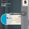 DOMINO Türgriff Drückergarnitur | Tür-klinke für Zimmertür, Produktbild-Vorschau 6
