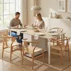 HOMCOM Eettafel, inklapbaar, keukentafel met 2 lades, 4 Productafbeelding-voorbeeld 2
