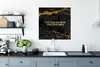 MuchoWow® Poster Abenteuer - Gold - Glitzer - Marmor 75x75 Produktbild-Vorschau 3