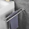 JS Handtuchhalter Edelstahl Gebürstet Bad Handtuchstange Produktbild-Vorschau 1