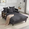 Multifunktionale Cord-Lounge mit Chaiselongue & großer Produktbild-Vorschau 3
