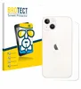 A product shot featuring packaging for a screen protector and the screen protector itself placed next to a smartphone. Produktbild-Vorschau