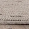 Volero - Wollteppich Läufer - Feline Weiß Meliert - 80x300 Produktbild-Vorschau 3