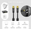 deleyCON 1m SAT TV Antennenkabel Koaxial Kabel HDTV 4-fach Produktbild-Vorschau 6