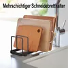 OKWISH Abtropfgestell Geschirr mit Abtropfschale, Eisen Produktbild-Vorschau 5