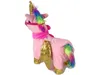 Mascotte Cheval Interactive Cheval Rose Ailes d'Or Musique Voir les images du produit 2