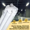 Peviasot LED Feuchtraumleuchte 2-flammig IP65 18W 120 cm T8 Produktbild-Vorschau 3