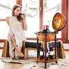 KOMFOTTEU Wózek barowy Globus, minibar na kółkach, stojak Podgląd zdjęcia produktu 7