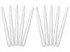 Świeca stożkowa metalizowana, perłowy, 24cm (1 op. / 10 Podgląd zdjęcia produktu 5