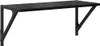 vidaXL Wandregale 2 pcs Schwarz Eichen-Optik 60 x 25 x 25,5 Produktbild-Vorschau 5