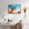Gerahmtes Poster - Schwarzer Rahmen - Fahrrad Sport Helm - Produktbild-Vorschau 6