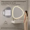 S'AFIELINA Lustro Łazienkowe LED 80 x 90 cm, Podświetlane, Podgląd zdjęcia produktu 3