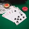 Hrací karty poker makao 54 karet plastem potažené červené Náhled obrázku produktu 10