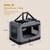 Faltbare Hundebox M 60x44x42cm, Robuste Transportbox Auto Produktbild-Vorschau 2