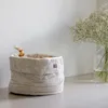 Designed by Lotte Cat Basket Ribbed Light Grey 50x35 cm Anteprima dell’immagine prodotto 12