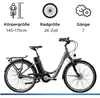 Zündapp Green 3.7 E Bike Damenfahrrad 26 Zoll Pedelec mit Produktbild-Vorschau 4