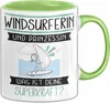 Windsurferin Und Prinzessin Tasse Geschenk Für Eine Produktbild-Vorschau 1
