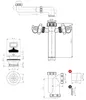 Bruckner Raumspar-Siphon, 2 Geräteanschlüsse, Produktbild-Vorschau 2