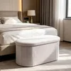 Relaxdays Zitbank, bekleed met teddy stof, met Productafbeelding-voorbeeld 2