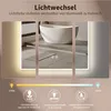 HOKO LED Bogenspiegel mit Metallrahmen 60x100 cm Anti-fog Produktbild-Vorschau 3