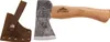 A camping axe and its leather sheath are displayed against a white background. Anteprima dell’immagine prodotto