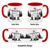Camping Queen Kaffeebecher Rot mit wunderschönen Produktbild-Vorschau 4