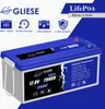 12V 200Ah LiFePO4 Lithium Akku 2560Wh mit BMS, 4500+ Produktbild-Vorschau 1