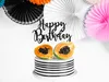 Topper na tort Happy Birthday czarny, wysokość 22,5 cm Podgląd zdjęcia produktu 4