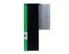 A product shot of a device with a green and black casing, and a silver component extending from the side. Produktbild-Vorschau