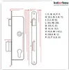 KOTARBAU® Einsteckschloss 72/34 PZ mit Kasten Verzinkt Produktbild-Vorschau 7
