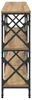 vidaXL Konzolový stolík Artisan dub 156 x 28 x 80,5 cm Náhľad obrázku produktu 5