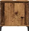 A front view of a wooden cabinet with a rustic finish. Náhled obrázku produktu