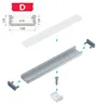 LED Aluminium Profil Leiste Schwarz | Typ D | Mit Endkappe Produktbild-Vorschau 3