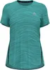 Odlo Zeroweight Engineered Chill-Tec T-Shirt Jaded Melange Anteprima dell’immagine prodotto 2