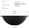 Ø36cm Wok 8L Gusseisen mit Gusseisen Deckel-Bratpafnne Produktbild-Vorschau 2