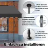 LARS360 Dunkelgrau 250cm Klemmmarkise Balkonmarkise mit Produktbild-Vorschau 13
