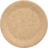 500 Teller, Pappe pure rund Ø 15 cm braun Produktbild-Vorschau 3