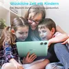 A mother and two children are looking at a tablet together. Produktbild-Vorschau