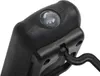 Close-up view of the top and side of a black work lamp. Podgląd zdjęcia produktu