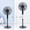 Ventilateur de sol 3 vitesses et télécommande, noir Voir les images du produit 8