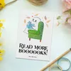 Mr. & Mrs. Panda Postkarte Gespenst  Buch  - Weiß - Produktbild-Vorschau 2