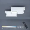 LeuchtenDirekt LED Deckenleuchte Edging Weiß 68x68cm 59W Produktbild-Vorschau 11