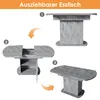 Uittrekbare eettafel 110/130 x 70 x 75 cm, ovale eettafel Productafbeelding-voorbeeld 5