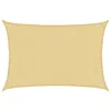 The Living Store Sonnensegel Sandfarbe 5x4 m 100% Polyester Produktbild-Vorschau 3
