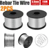 2 pièces de fil de ligature acier Rebar 110m 0,8 mm acier Voir les images du produit 1