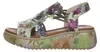 Rieker Damen Sandale mit Hochfront Blumenmuster und Plateau Produktbild-Vorschau 9