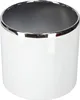 KOTARBAU® Keramik-Blumentopf Zylinder Weiß Silber Produktbild-Vorschau 3