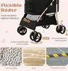 GOPLUS 3 in 1 Hundewagen, Hundebuggy mit abnehmbarem Produktbild-Vorschau 6