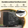 vidaXL Möbelbezug Uni Schwarz 116 x 100 x 120 cm 210D Produktbild-Vorschau 5